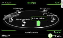 Mobil telefon cep telefonu altyapısına bağlı